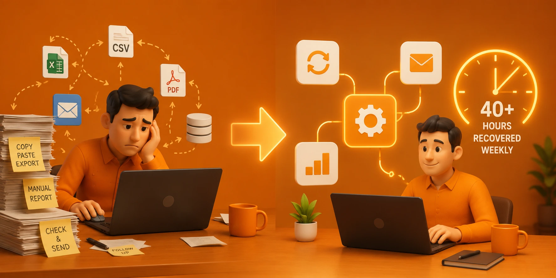 Stop Paying People to Copy-Paste: How Custom Automation Software Recovers 40 Hours a Week
